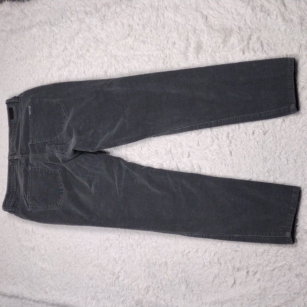 Seven7 Gray Velvet Five Pocket Zipper Front  Ultra High Rise Skinny Leg Pant - Picture 11 of 15